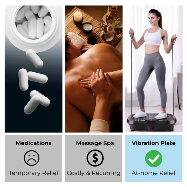 Vibration Plate Exercise Machine, 120 Speeds, 9 Programs and Remote