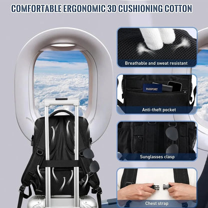Cabin Travel Backpack – Carry-On Hand Luggage Bag with Laptop Compartment