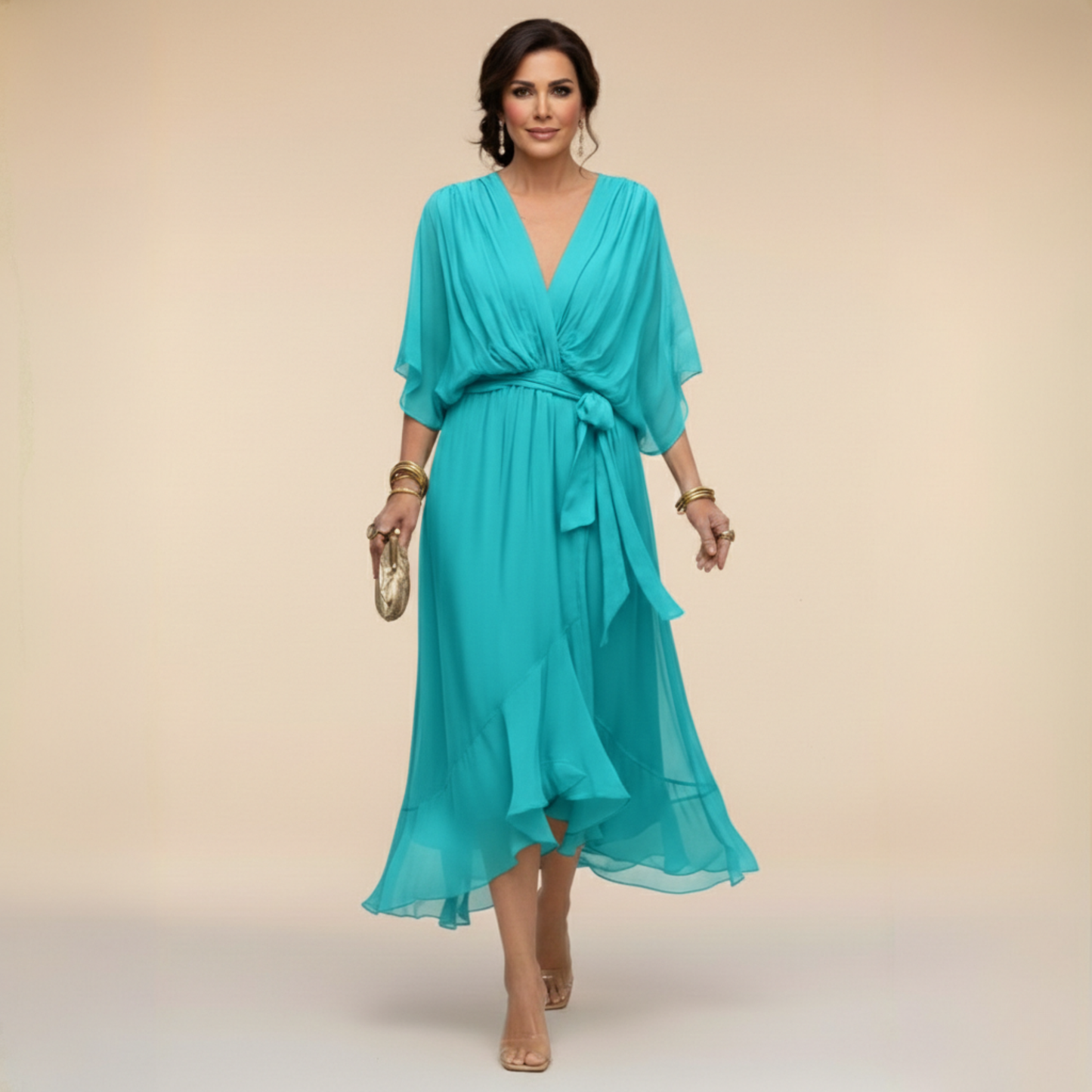 Marta - Elegant Chiffon Dress