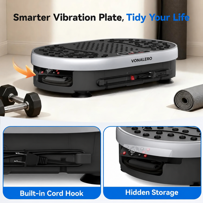 Vibration Plate Exercise Machine, 120 Speeds, 9 Programs and Remote