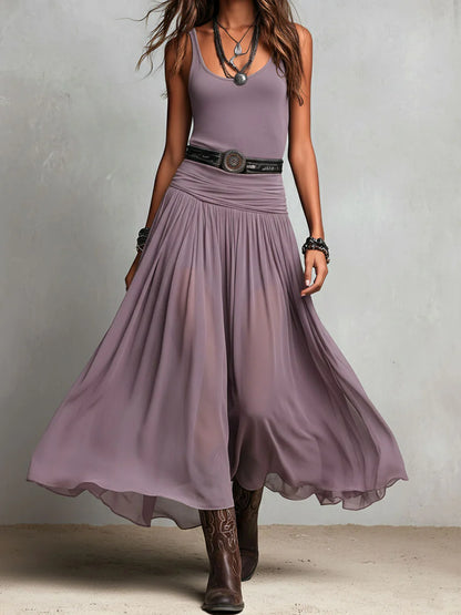 EUPHORIA SET - Elegant Double Layer Dress