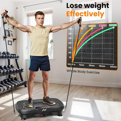 Vibration Exercise Machine Vibrating Plate Platform Whole Body Fitness Vibration Workout Equipment