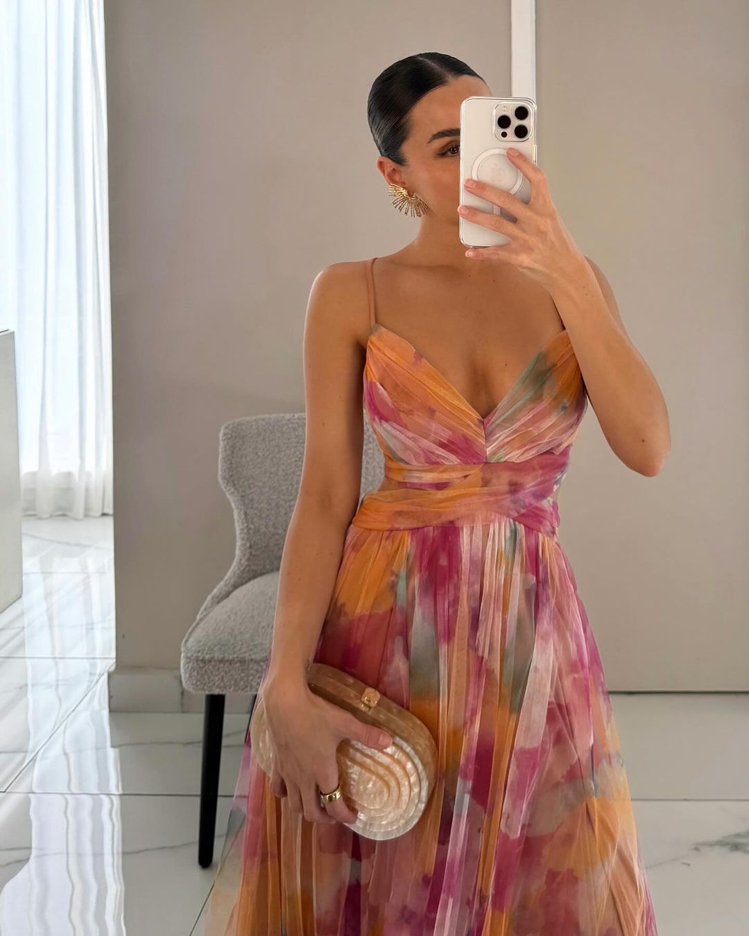 Alveria Milano - Enchanting Floral Maxi Dress