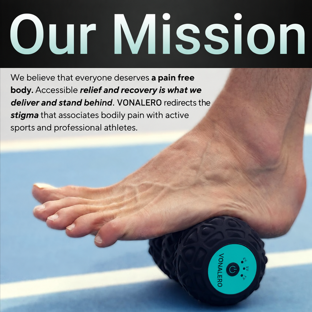 VONALERO™ Vibrating Foam Roller – Massage Roller for Muscle
