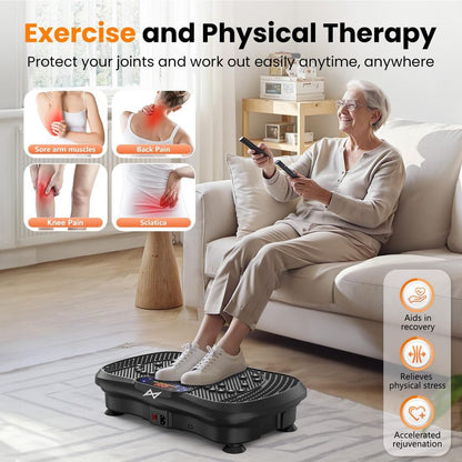 Vibration Exercise Machine Vibrating Plate Platform Whole Body Fitness Vibration Workout Equipment