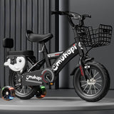 Kids Bike with Training Wheels, Basket & Backrest – 12, 14 & 16 Inch
