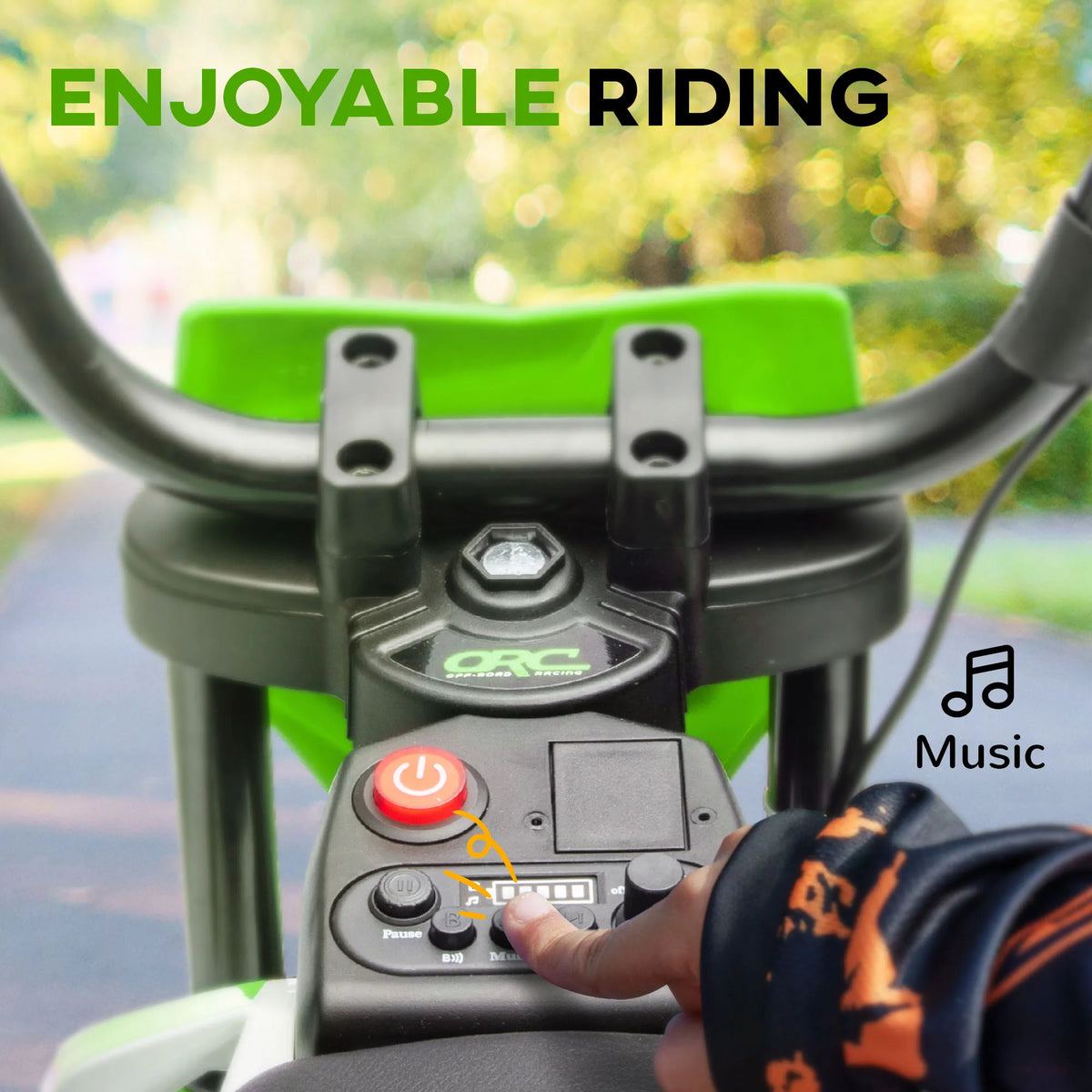 12V Kids Electric Dirt Bike Motorcycle with Training Wheels