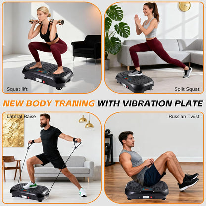 Vibration Exercise Machine Vibrating Plate Platform Whole Body Fitness Vibration Workout Equipment