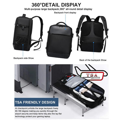 Cabin Travel Backpack – Carry-On Hand Luggage Bag with Laptop Compartment