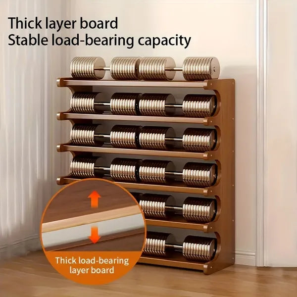 6-Tier Slim Bamboo Shoe Rack – Organize Up to 24 Pairs Without Wasting Floor Space