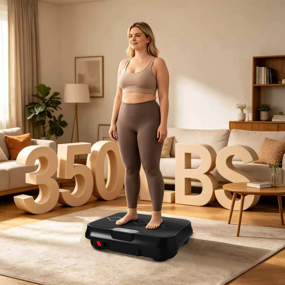 Vibration Plate Exercise Machine, Whole Body Workout Platform