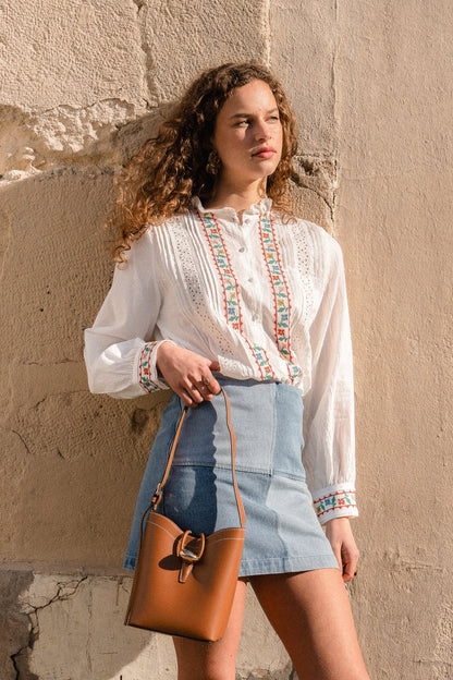 Gaïa - Versatile Denim Skirt