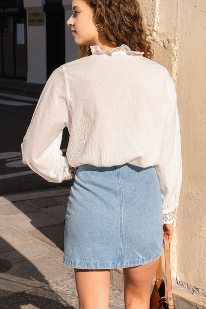 Lys - Bohemian Floral Blouse