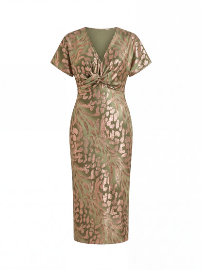 Sophie - Elegant Fluid Midi Dress