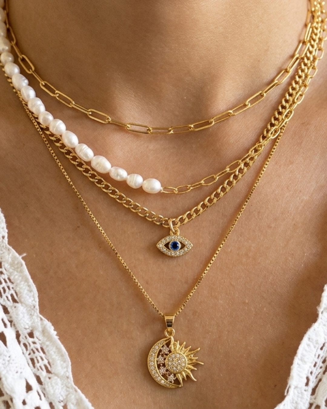 SEINA NECKLACE - Vibrant Chain Set