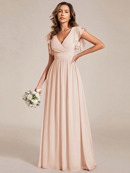 LILYANA - Elegant Chiffon Bridesmaid Dress