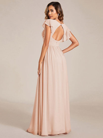 LILYANA - Elegant Chiffon Bridesmaid Dress