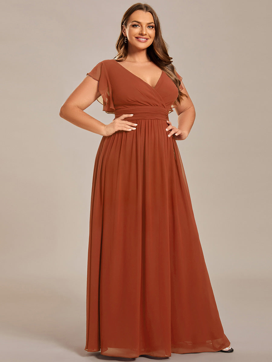 LILYANA - Elegant Chiffon Bridesmaid Dress