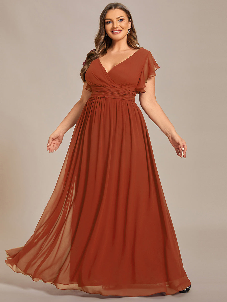 LILYANA - Elegant Chiffon Bridesmaid Dress
