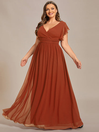 LILYANA - Elegant Chiffon Bridesmaid Dress