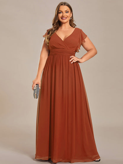 LILYANA - Elegant Chiffon Bridesmaid Dress
