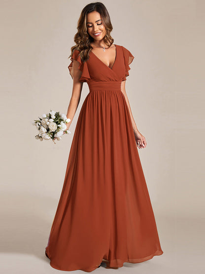 LILYANA - Elegant Chiffon Bridesmaid Dress