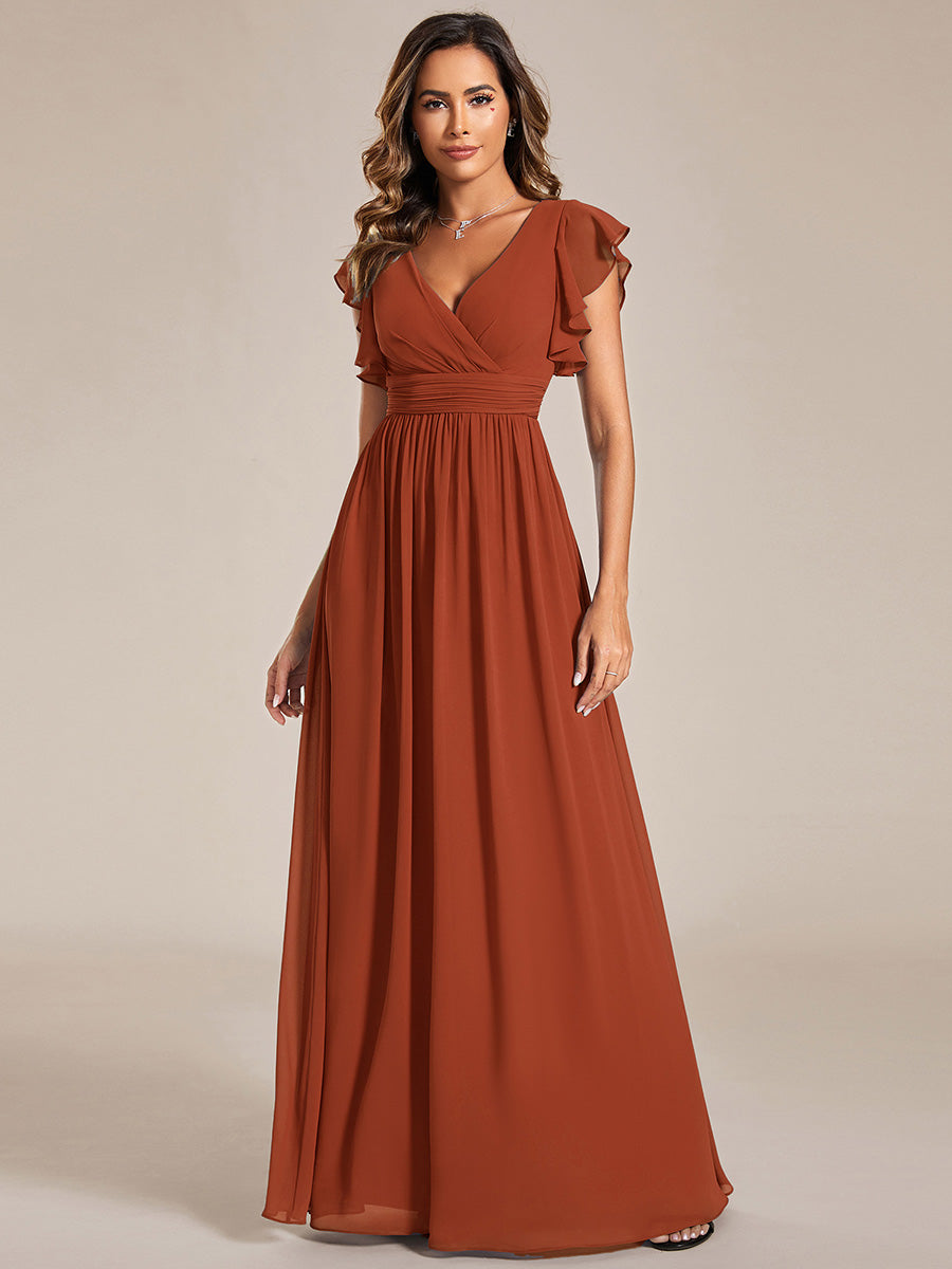 LILYANA - Elegant Chiffon Bridesmaid Dress