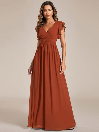LILYANA - Elegant Chiffon Bridesmaid Dress