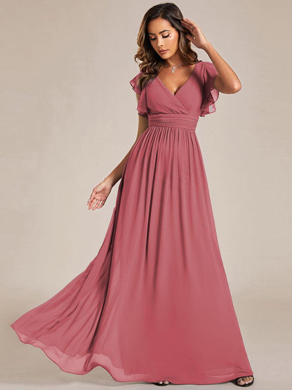 LILYANA - Elegant Chiffon Bridesmaid Dress