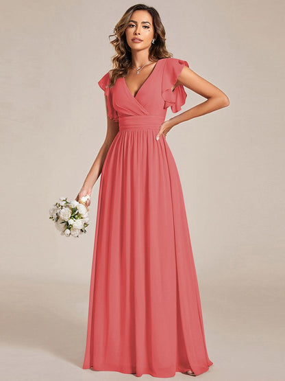 LILYANA - Elegant Chiffon Bridesmaid Dress