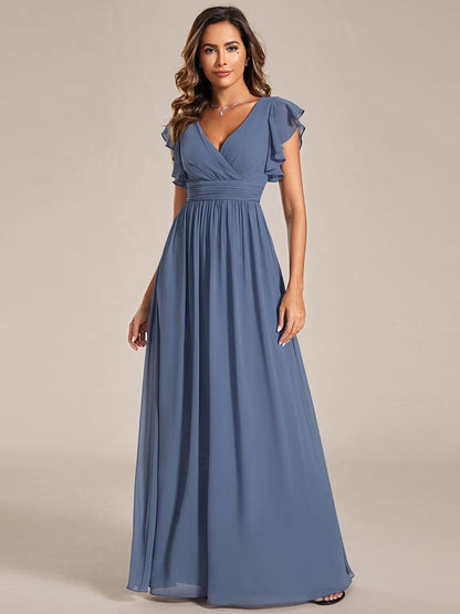 LILYANA - Elegant Chiffon Bridesmaid Dress