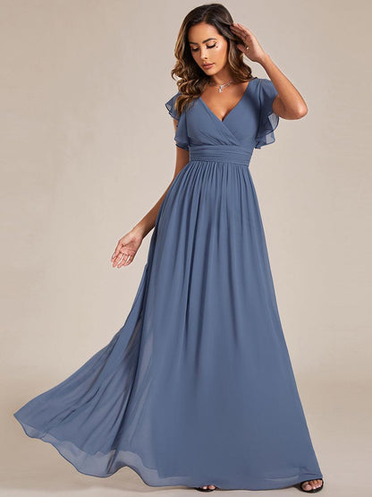 LILYANA - Elegant Chiffon Bridesmaid Dress