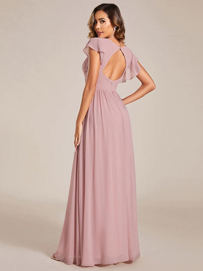LILYANA - Elegant Chiffon Bridesmaid Dress