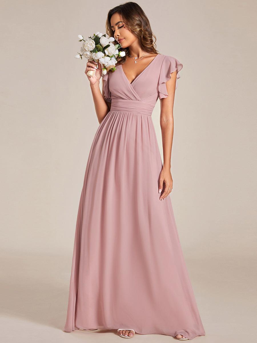 LILYANA - Elegant Chiffon Bridesmaid Dress