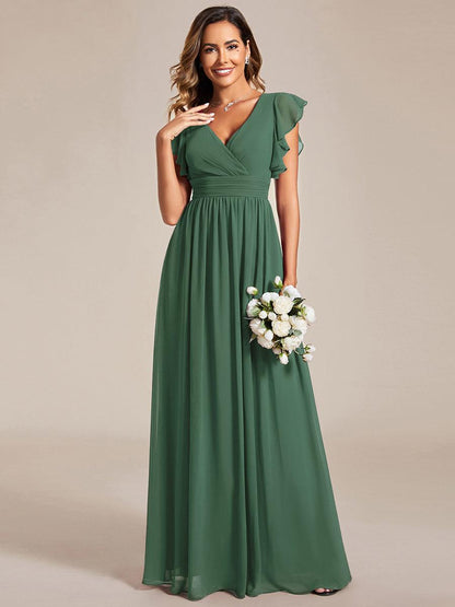 LILYANA - Elegant Chiffon Bridesmaid Dress