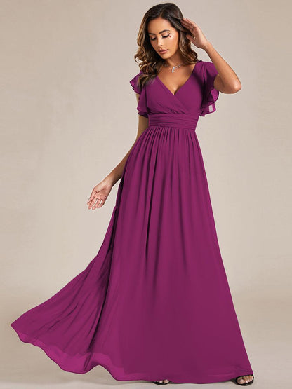 LILYANA - Elegant Chiffon Bridesmaid Dress