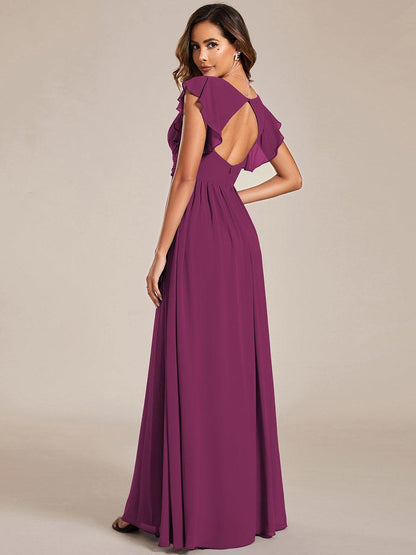 LILYANA - Elegant Chiffon Bridesmaid Dress