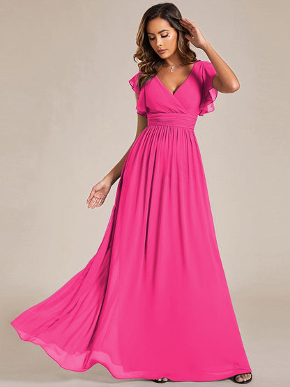 LILYANA - Elegant Chiffon Bridesmaid Dress