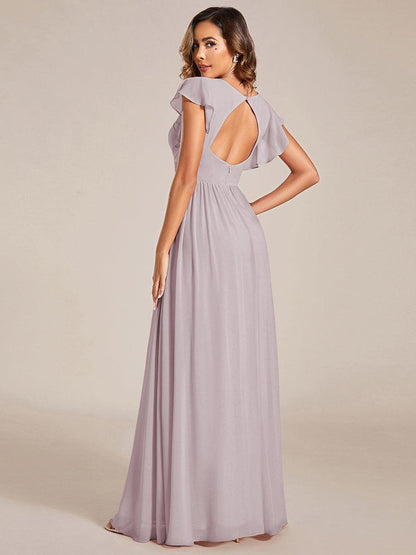 LILYANA - Elegant Chiffon Bridesmaid Dress