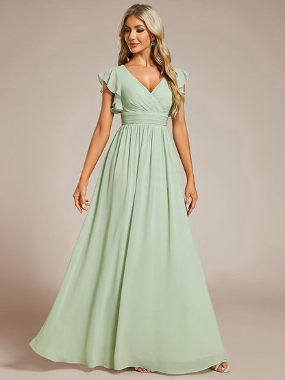 LILYANA - Elegant Chiffon Bridesmaid Dress