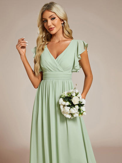 LILYANA - Elegant Chiffon Bridesmaid Dress