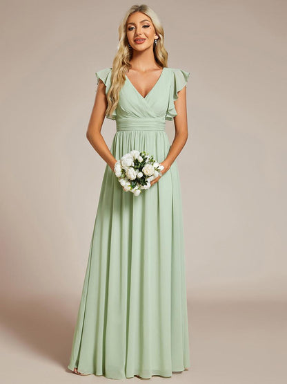LILYANA - Elegant Chiffon Bridesmaid Dress