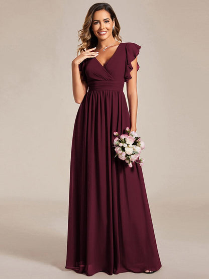 LILYANA - Elegant Chiffon Bridesmaid Dress