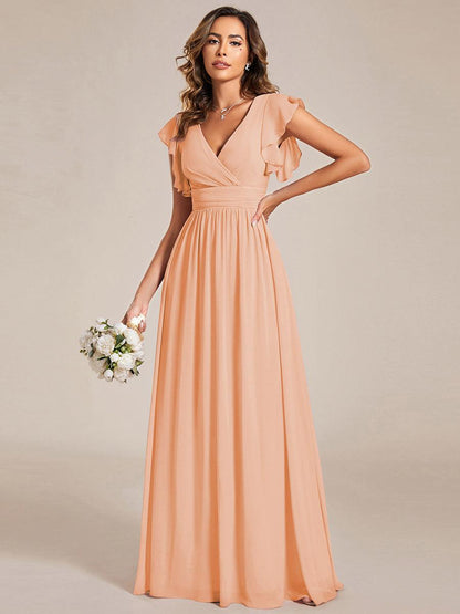 LILYANA - Elegant Chiffon Bridesmaid Dress