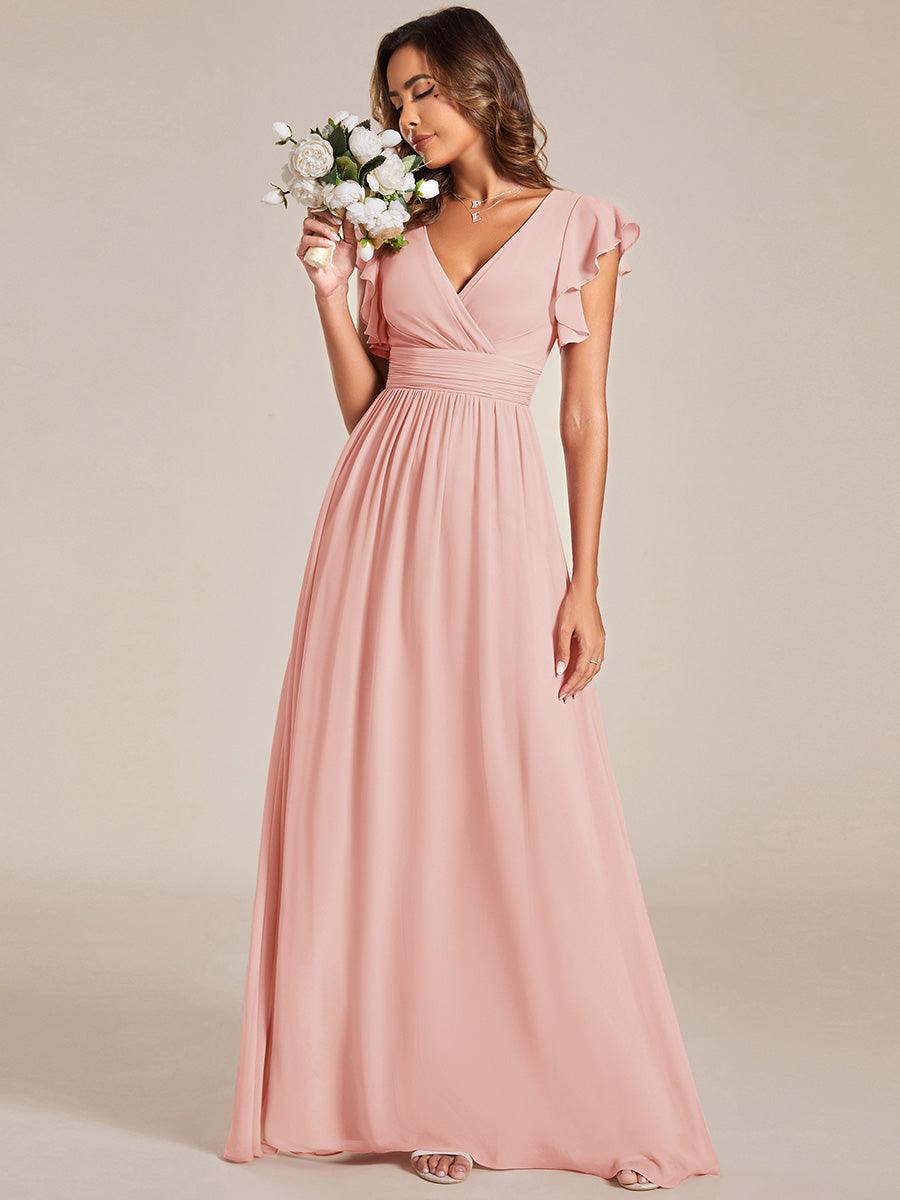 LILYANA - Elegant Chiffon Bridesmaid Dress