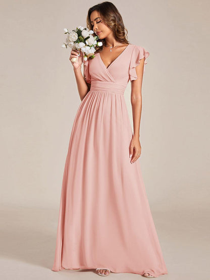 LILYANA - Elegant Chiffon Bridesmaid Dress