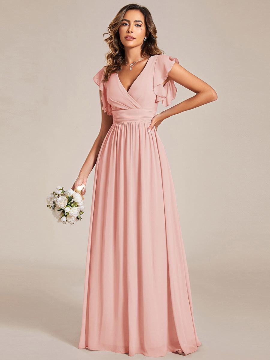LILYANA - Elegant Chiffon Bridesmaid Dress