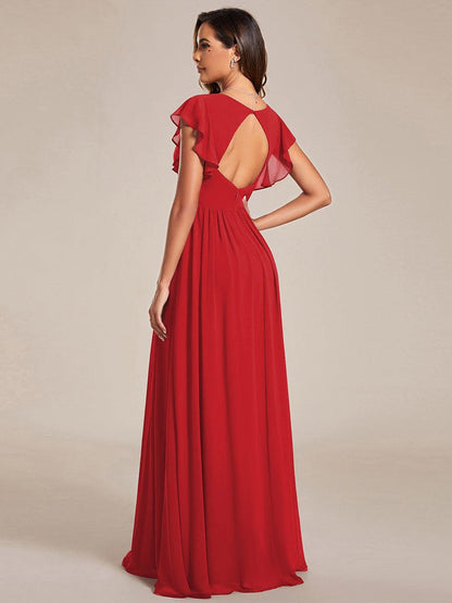 LILYANA - Elegant Chiffon Bridesmaid Dress