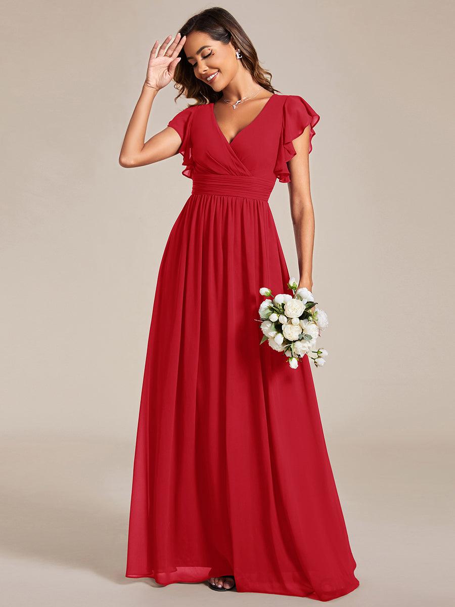 LILYANA - Elegant Chiffon Bridesmaid Dress