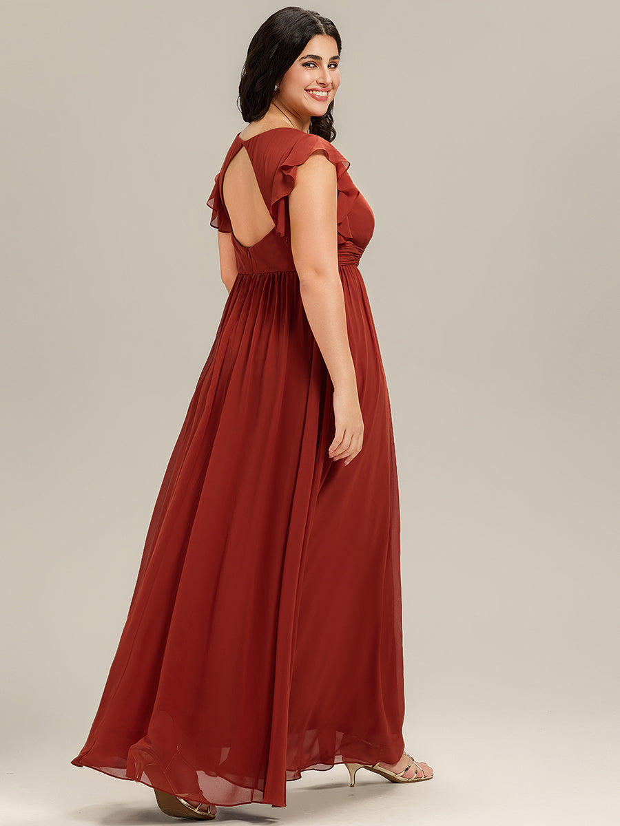 LILYANA - Elegant Chiffon Bridesmaid Dress